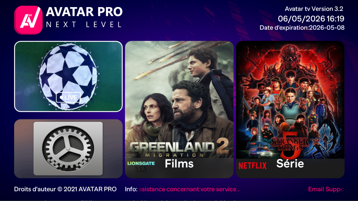 Meilleur IPTV 2026 en France avec Avatar Pro sur plusieurs appareils